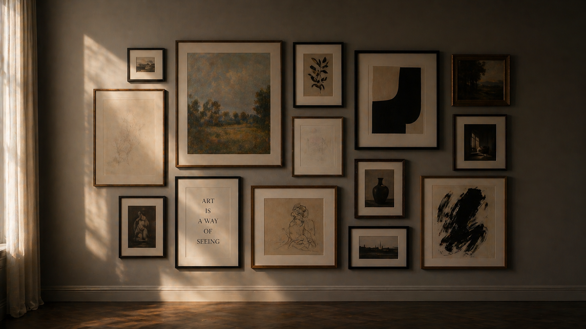 Creating a Gallery Wall: A Modern Approach to Displaying Art