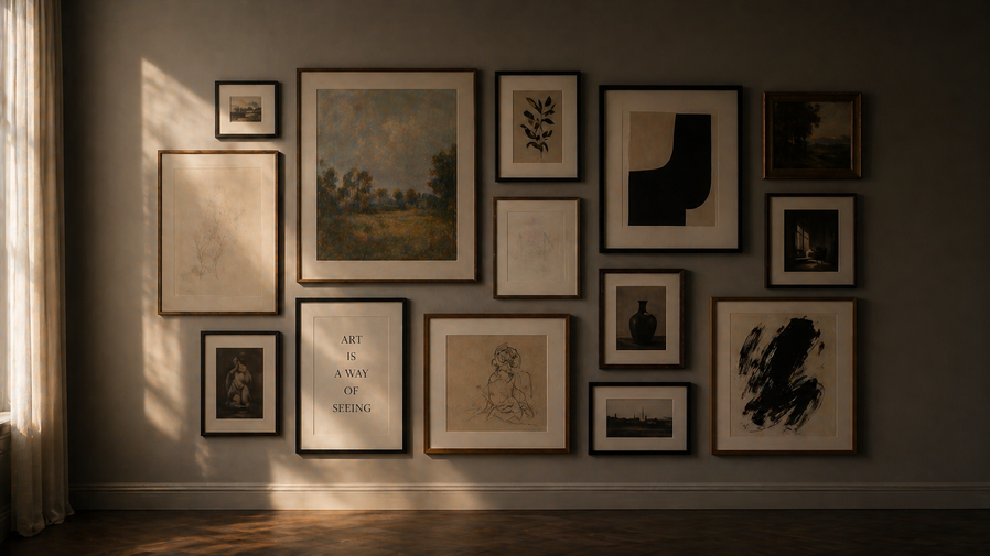 Creating a Gallery Wall: A Modern Approach to Displaying Art
