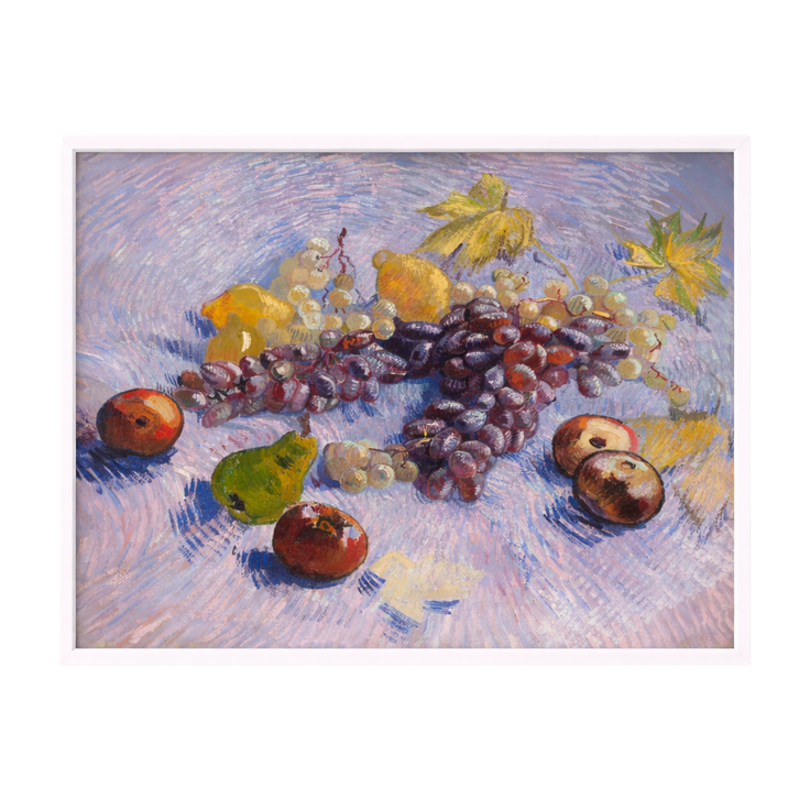 Grapes, Lemons, Pears, and Apples