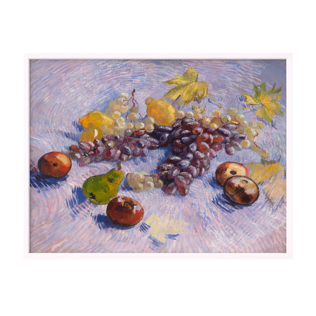 Grapes, Lemons, Pears, and Apples