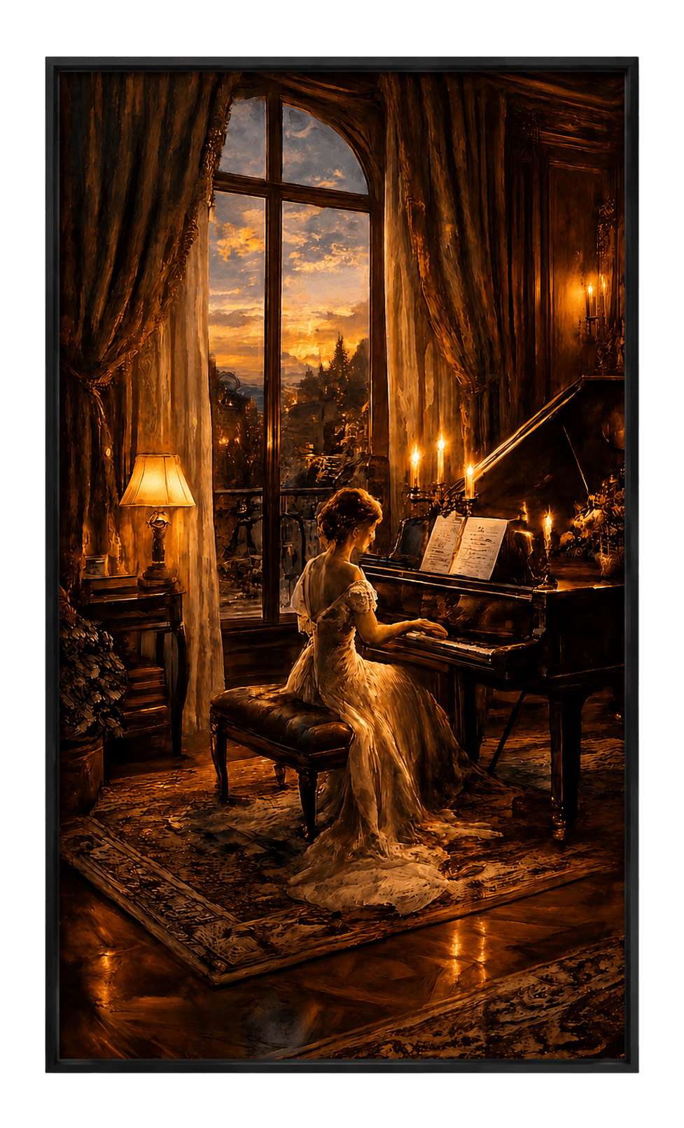 Pianist at Dusk