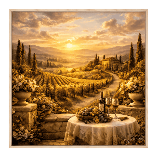 Golden Hour Vineyard