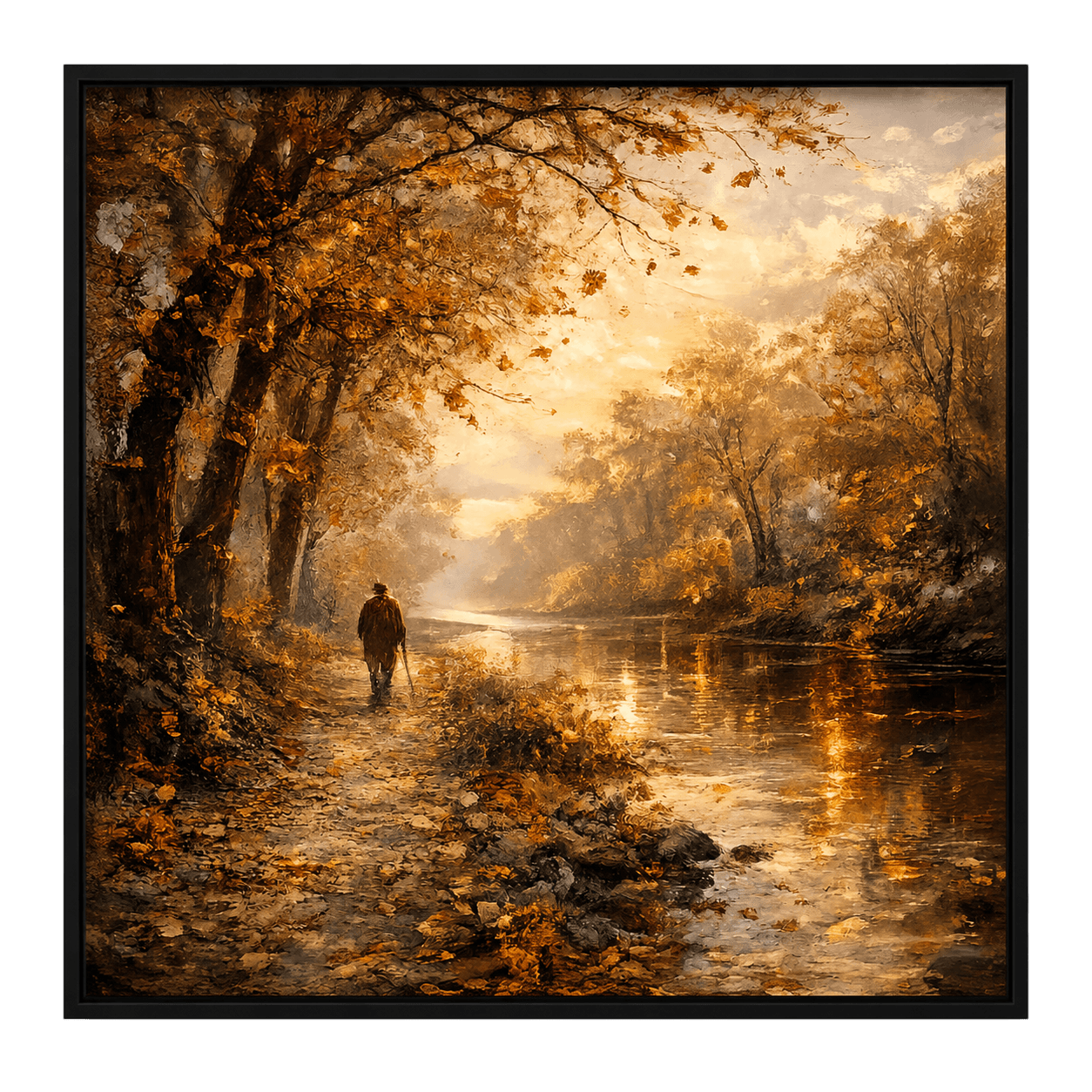 Autumn Walk by the River