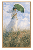 Woman with a Parasol in the Meadow