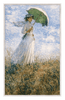 Woman with a Parasol in the Meadow