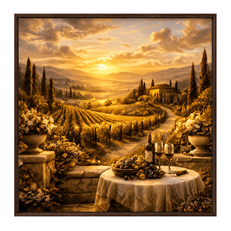 Golden Hour Vineyard
