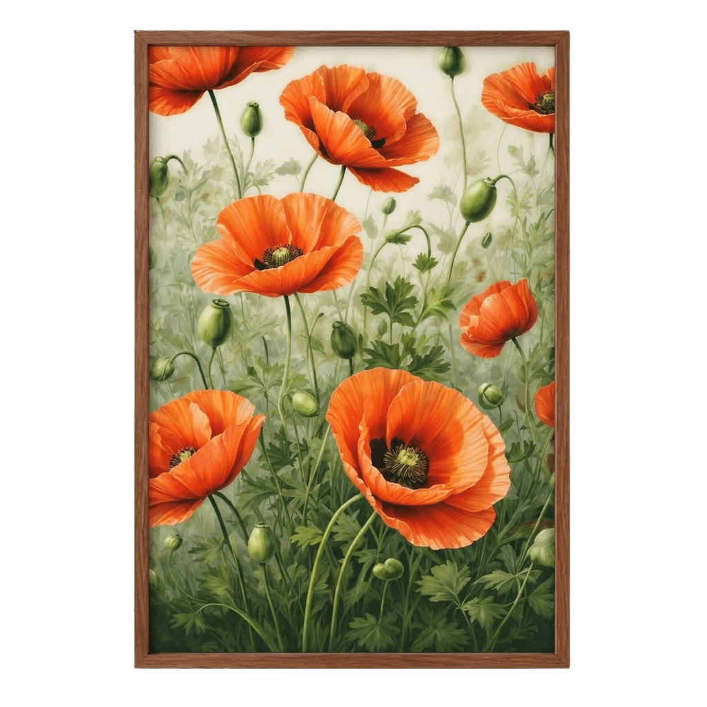 Scarlet Poppy Garden