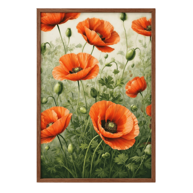 Scarlet Poppy Garden