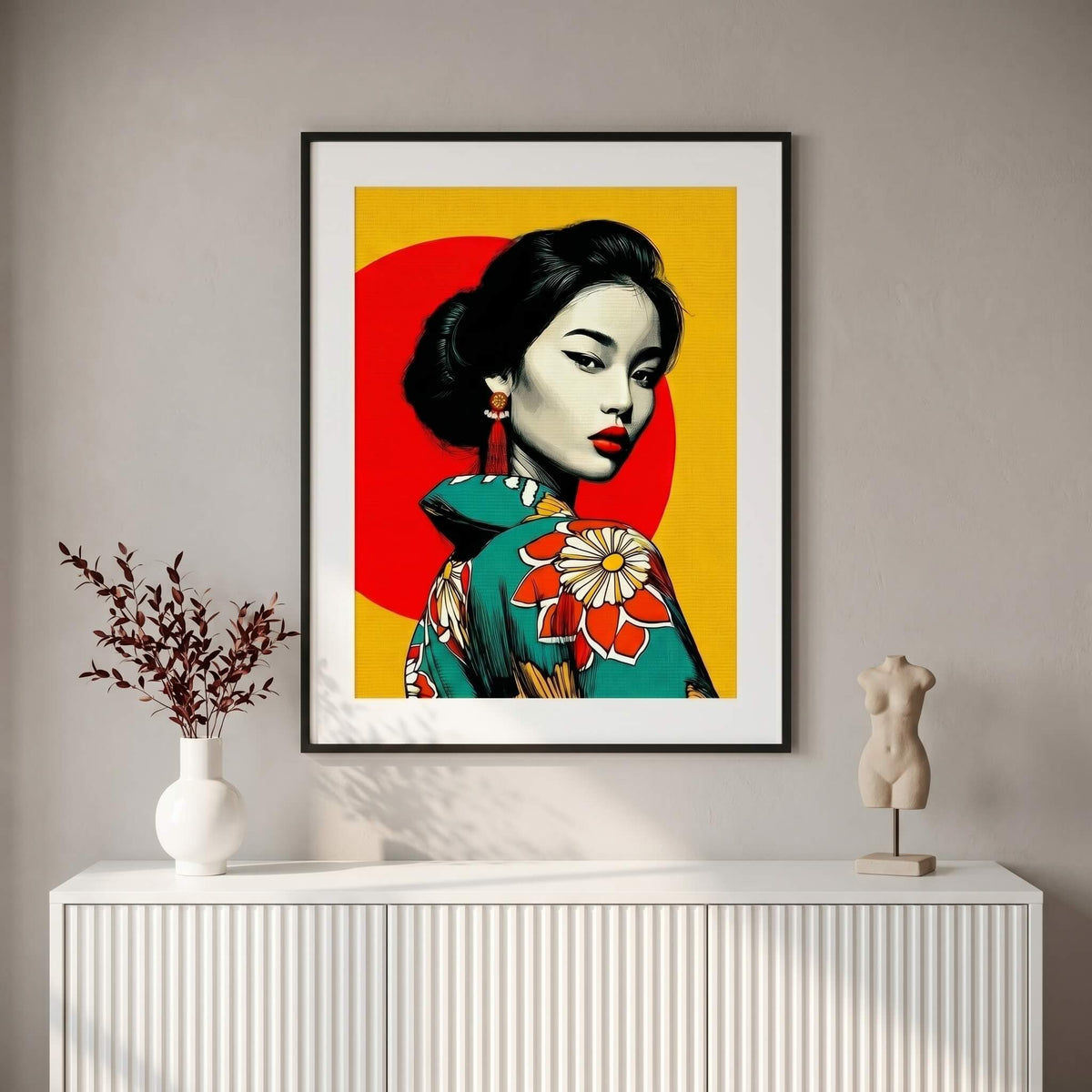 Crimson Sun Geisha