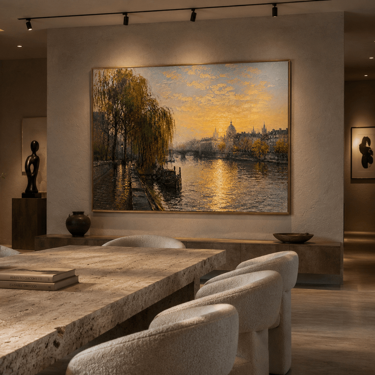 Morning Light on the Seine