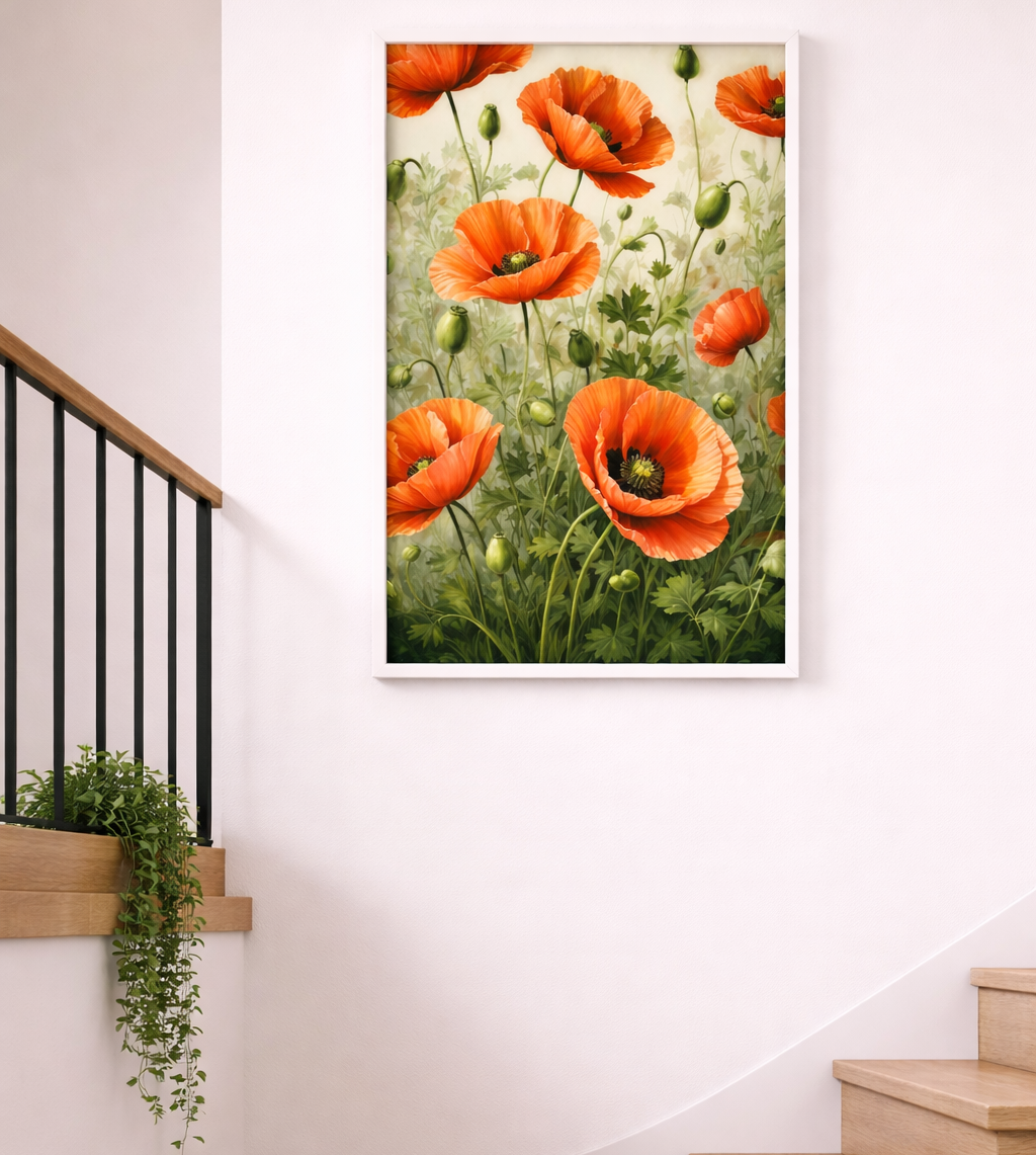 Scarlet Poppy Garden