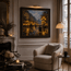 Rainy Paris Boulevard