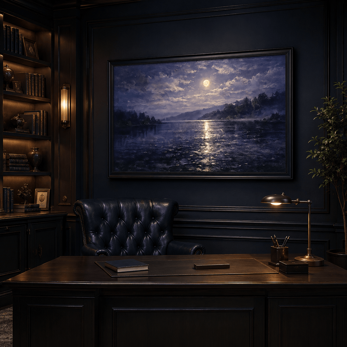 Moonlight on the Lake