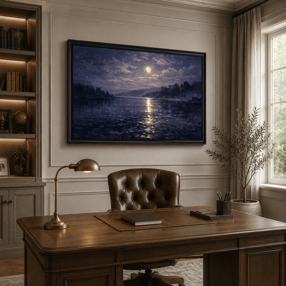 Moonlight on the Lake