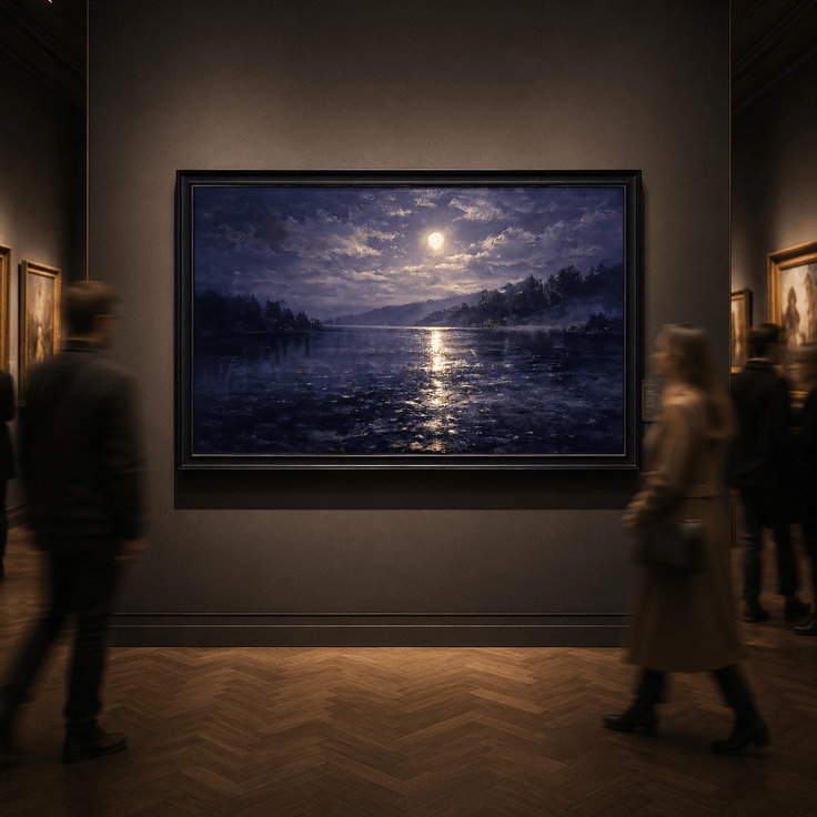 Moonlight on the Lake