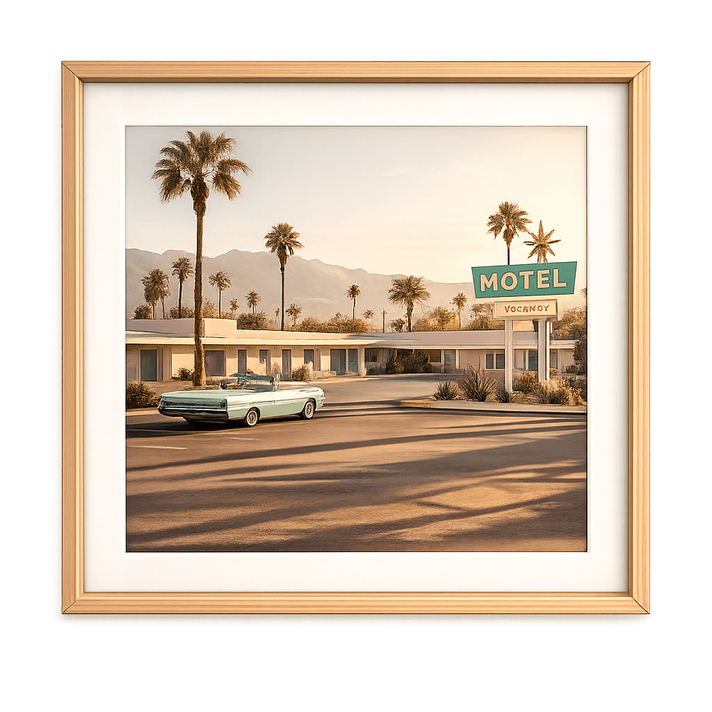 Desert Motel Morning