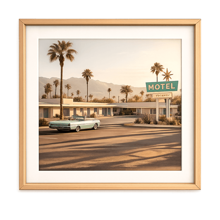 Desert Motel Morning