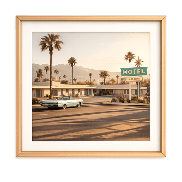 Desert Motel Morning