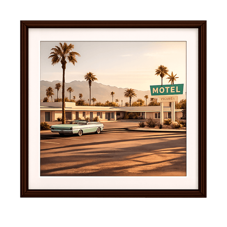 Desert Motel Morning