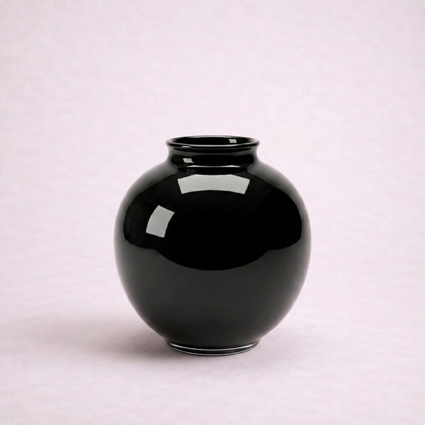 Obsidian Globe Vase