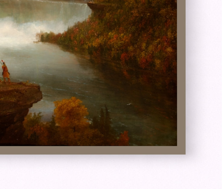 Distant View of Niagara Falls