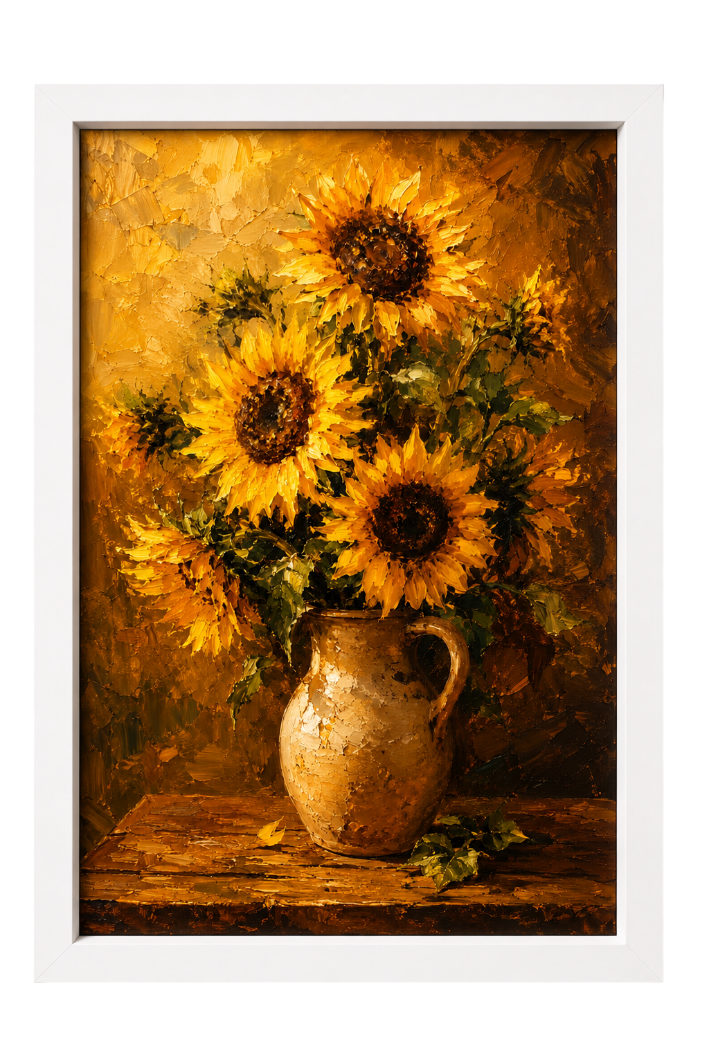 Sunflowers in a Pitcher