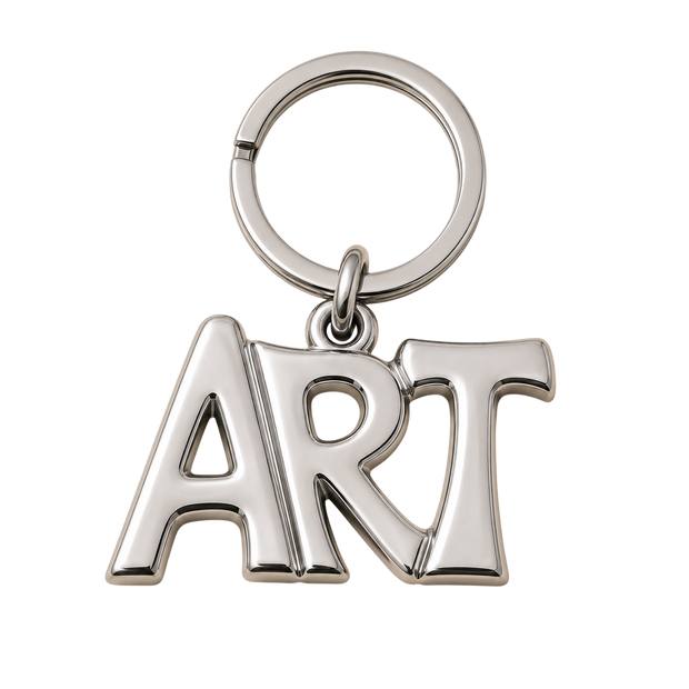 "ART" Sculpted Keychain
