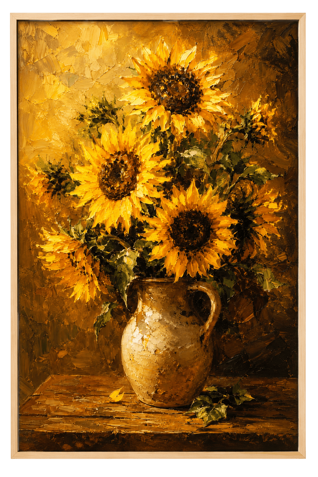 Sunflowers in a Pitcher