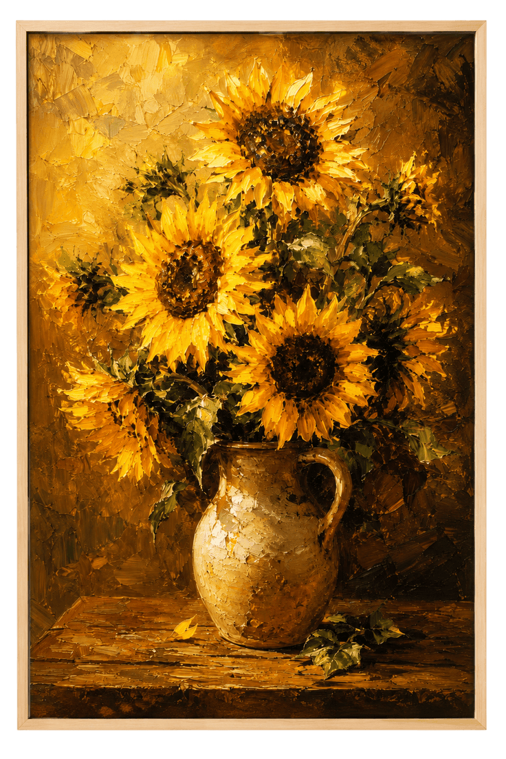 Sunflowers in a Pitcher
