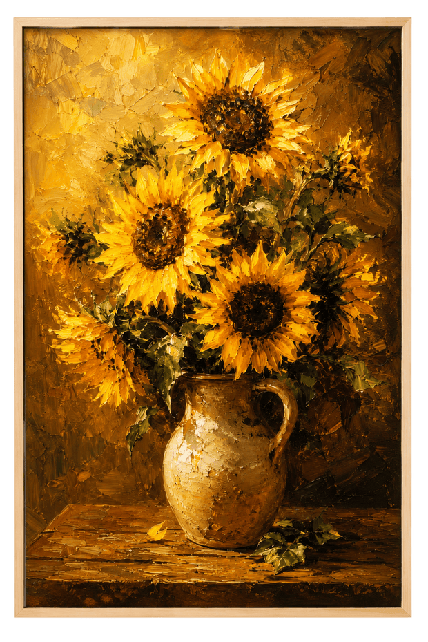Sunflowers in a Pitcher
