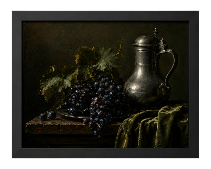 Grapes and Pewter