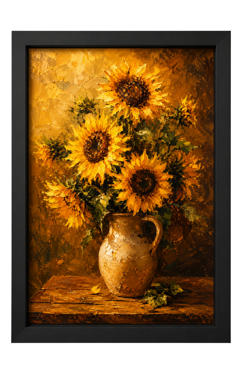 Sunflowers in a Pitcher