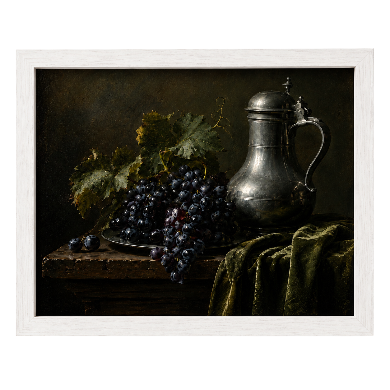 Grapes and Pewter