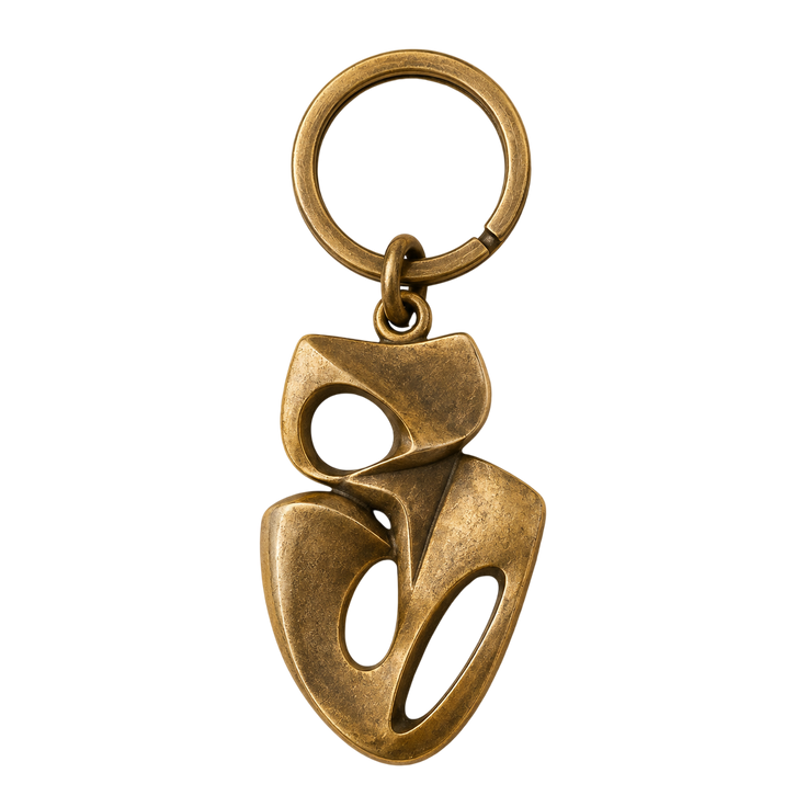 Abstract Shape Keychain