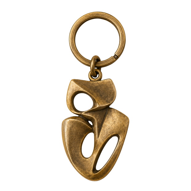 Abstract Shape Keychain