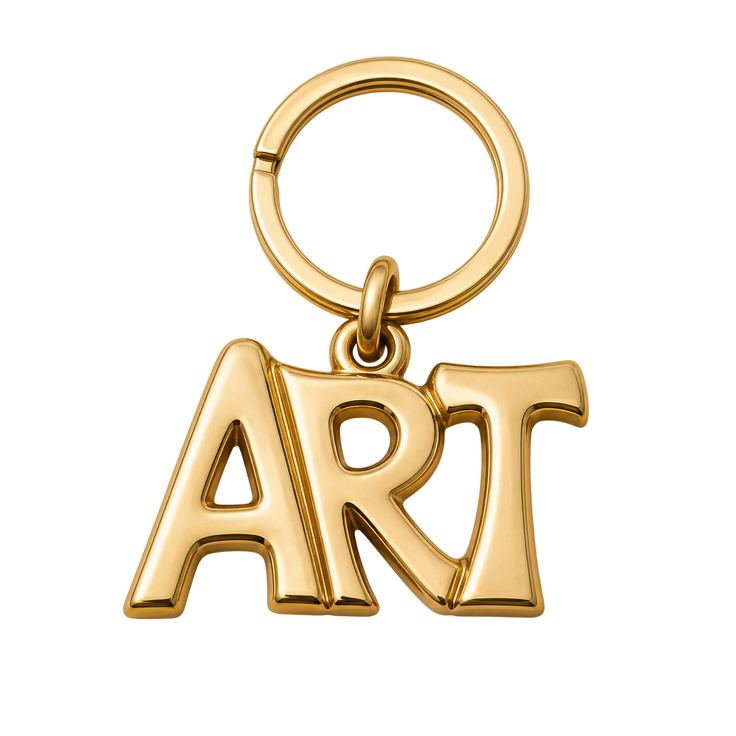 "ART" Sculpted Keychain