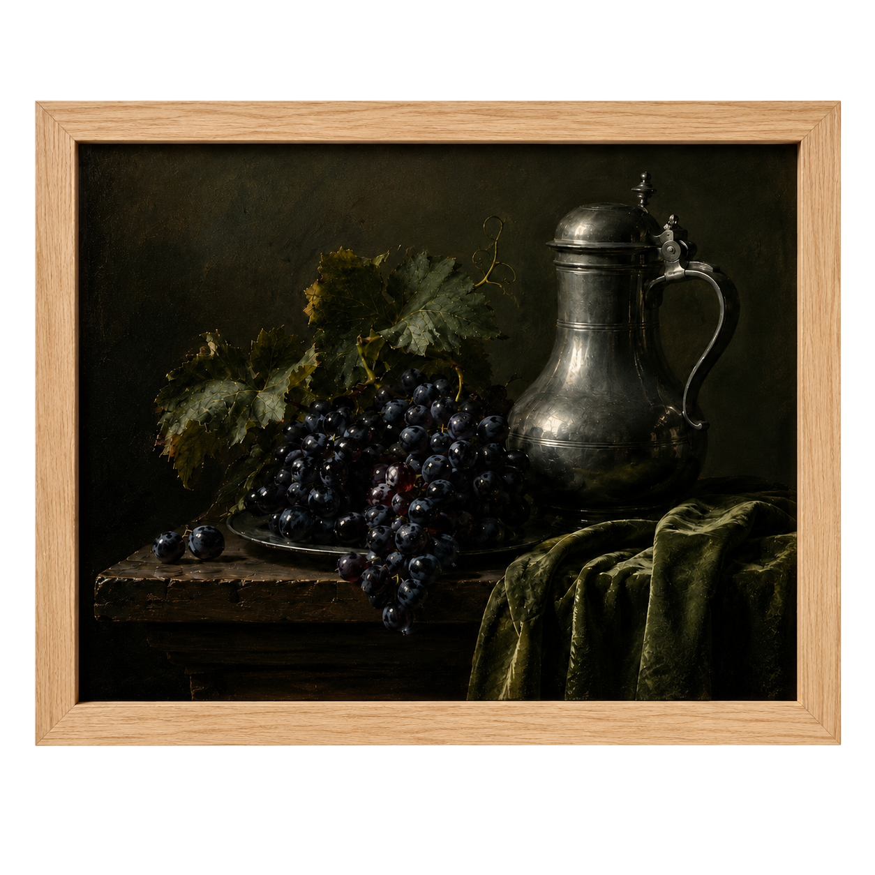 Grapes and Pewter