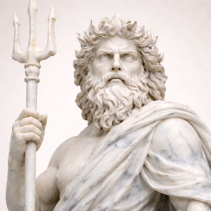 Poseidon Sculpture Mini