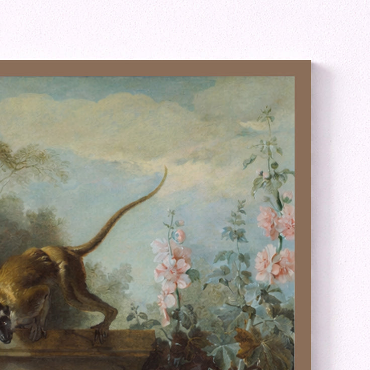Still Life with Monkey, Fruits, and Flowers