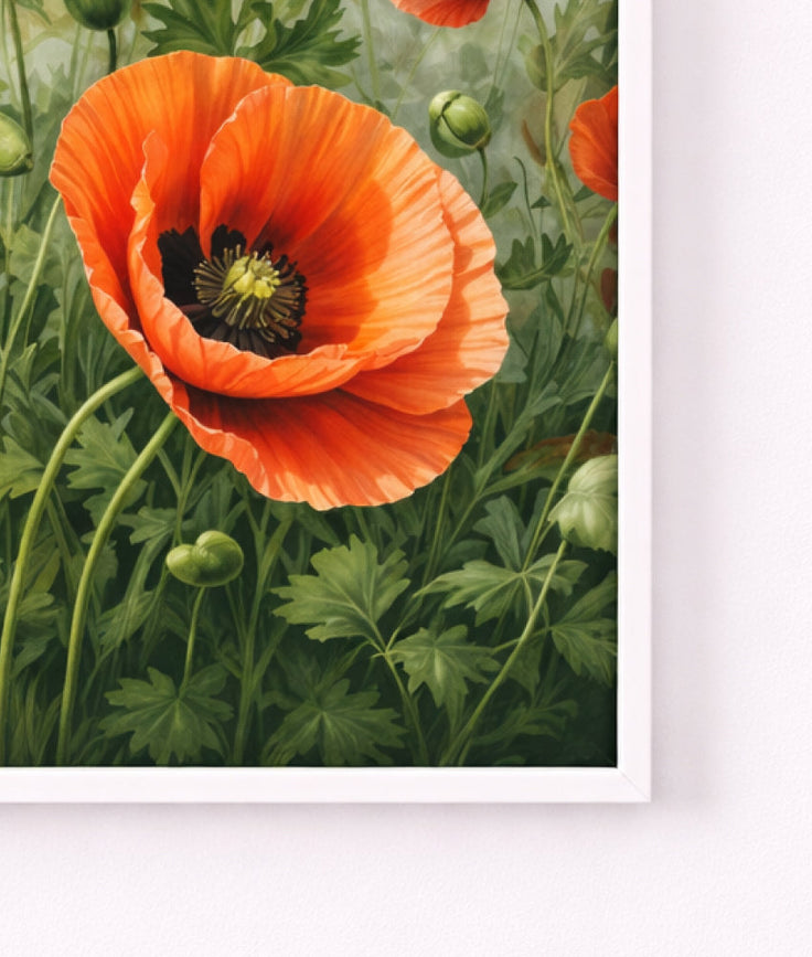 Scarlet Poppy Garden