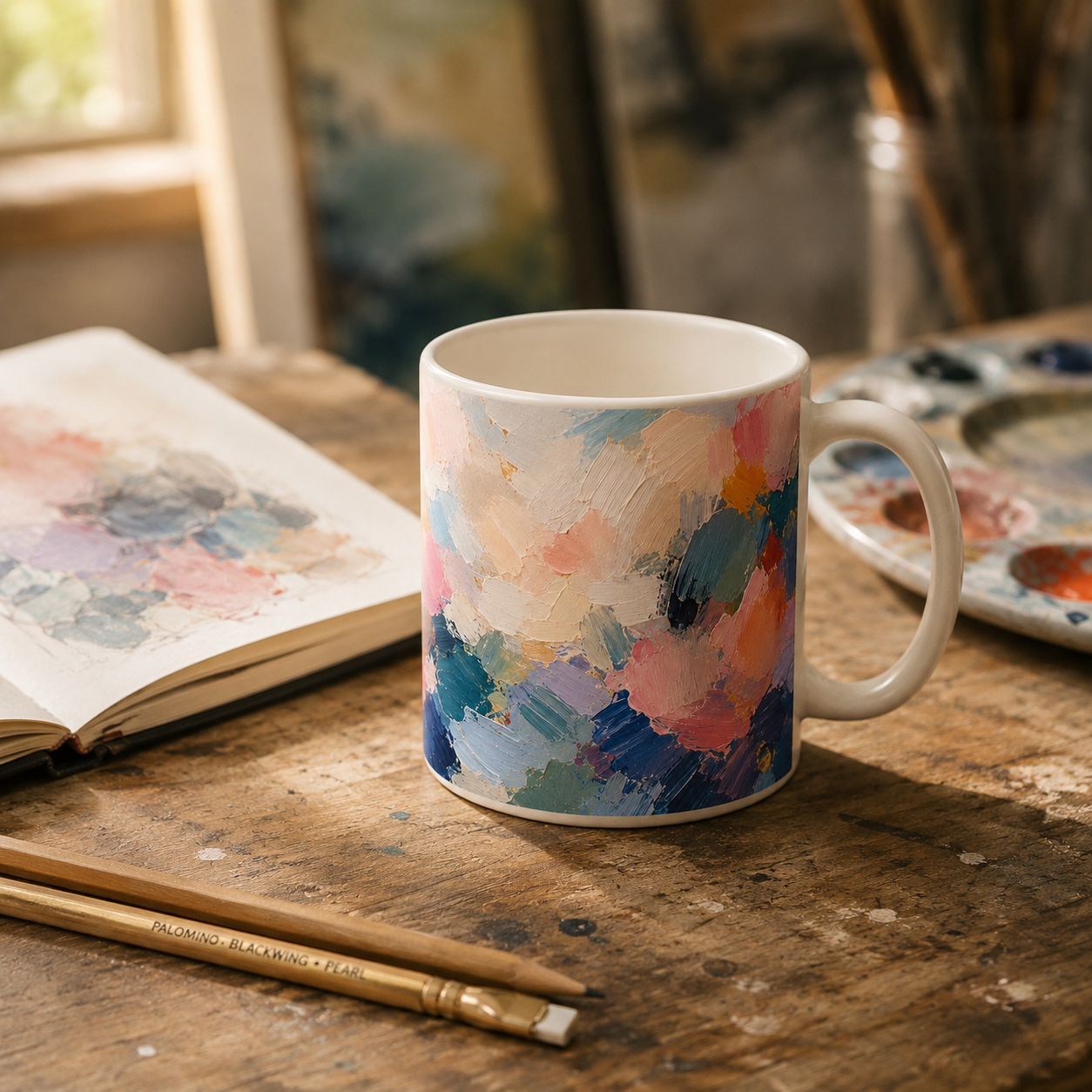 Abstract Brushstroke Mug